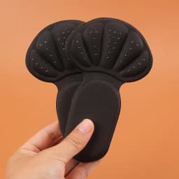2/4/6/8 pieces Soft TPE Anti-Slip Heel Cushion Pads with Breathable Damping, Adjustable Height, and Cuttable Design