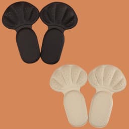 2/4/6/8 pieces Soft TPE Anti-Slip Heel Cushion Pads with Breathable Damping, Adjustable Height, and Cuttable Design