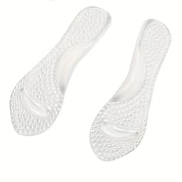 Gel Arch Support Insoles | Non-Slip Shock-Absorbing Inserts with Half-Size Fit, Comfortable Shoe Pads for Women’s Sandals & High
