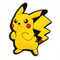 Hot Toys 1/100PCS Cartoon Pokemon Pikachu Shoe Charms Accessories Decorations PVC Classic Clog Buckle for Kids Party Xmas Gifts