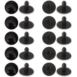 Universal Hole Shoe Buckle in White & Black for Garden Beach Use Plastic Back Strap Repair Kit for Boys & Girls