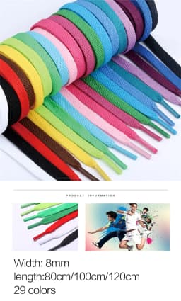 1 Pair 100 120 CM Length 29 colors Shoelace Flat Popular Sports Shoes Laces Casual Canvas Unisex Polyester Shoelaces Shoelace