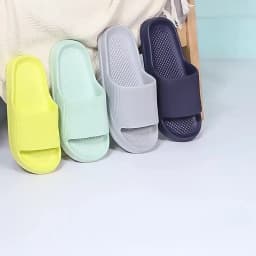 Non-slip EVA Soft Sole Massage Shower Shoes for Women Men Couples Waterproof Home Leisure Fashion Bathroom Slippers