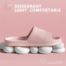Non-slip EVA Soft Sole Massage Shower Shoes for Women Men Couples Waterproof Home Leisure Fashion Bathroom Slippers