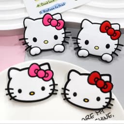 New Hellokitty 1pcs cute Sanrio shoe Charms cartoon cat clogs Accessories for Sandals pins Decorate girls kids Birthday Gifts