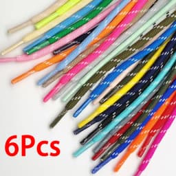 5mm Thick Round Shoelace Outdoor Sports Laces Sneaker Basketball Shoe Laces Length 100/120/140/160cm Shoe Accessories 1Pair