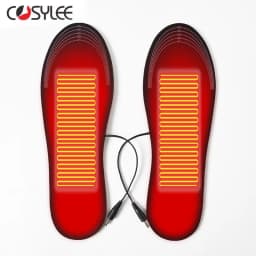 Insoles Heated USB Electric Foot Warming Pad Feet Warmer Pad Mat Winter Outdoor Sports Heating Insoles Winter Warm