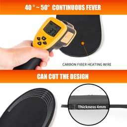 Insoles Heated USB Electric Foot Warming Pad Feet Warmer Pad Mat Winter Outdoor Sports Heating Insoles Winter Warm