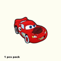 1pcs Original Movie Racing Story Shoe Charms Sandal Accessories Decorations Cartoon Cars PVC Clog Pin Clips Buckle Holiday Gifts