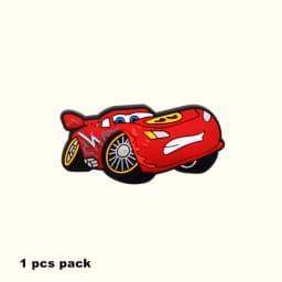 1pcs Original Movie Racing Story Shoe Charms Sandal Accessories Decorations Cartoon Cars PVC Clog Pin Clips Buckle Holiday Gifts