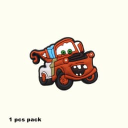 1pcs Original Movie Racing Story Shoe Charms Sandal Accessories Decorations Cartoon Cars PVC Clog Pin Clips Buckle Holiday Gifts