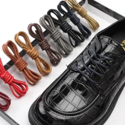 Cotton Waxed Shoelaces Round Rope Shoe laces Boots Laces for Shoes Waterproof Leather Shoelace 60/80/100/120/140/180cm 1Pair