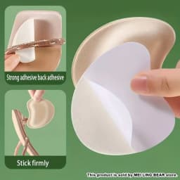2 Pairs Self-Adhesive High Heel Insoles | Non-Slip Shock-Absorbing Cushion, Breathable Thick Sole Pads for Women High Heels