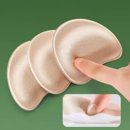 2 Pairs Self-Adhesive High Heel Insoles | Non-Slip Shock-Absorbing Cushion, Breathable Thick Sole Pads for Women High Heels