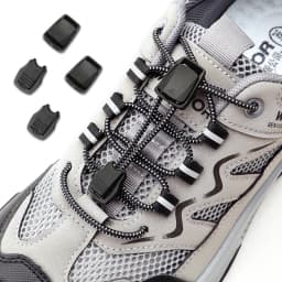 Elastic No Tie Shoelaces with Lock Buckle Stretch Quick Lace System for Sneakers Running Sports Shoes Adults Kids