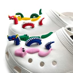 3D stereoscopic full dragon snake characters shoe buckle charms accessories decorations for sandals sneaker clog wristbands DIY