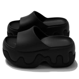 Chunky Platform Ice Cream Slippers Women 2026 Summer Eva Wedge Heeled Sandals Woman Non Slip Thick Sole Beach Sandles Female