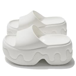 Chunky Platform Ice Cream Slippers Women 2026 Summer Eva Wedge Heeled Sandals Woman Non Slip Thick Sole Beach Sandles Female