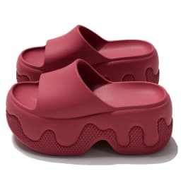 Chunky Platform Ice Cream Slippers Women 2026 Summer Eva Wedge Heeled Sandals Woman Non Slip Thick Sole Beach Sandles Female