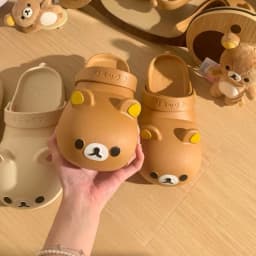Summer girl wind easy bear hole shoes non-slip deodorant cute female summer wear bag head cool slippers female