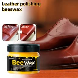 LOORSAN 80ml New Universal Beeswax Shoe Polish Kit - Quick Shine, Deep Nourishment, All Colors, Easy, Long-lasting Protection