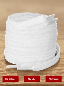 White Black Flat Shoelaces for Sneakers laces Shoe Strings Classic Shoe laces 70/90/100/120/140/160CM High-quality Shoelace
