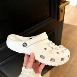 Elegant Ballet White Bowknot Shoes Charms Set Summer 2026 Korean Sandals Clogs Flower Accessories DIY Woman's Shoes Decorations