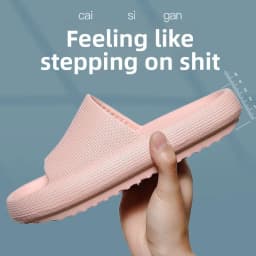 New Outdoor ultra-soft indoor-outdoor men's and women's slippers, thick-soled couple's flip-flops for indoor and outdoor use