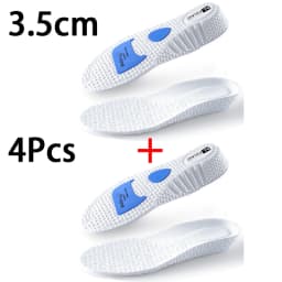 New Height Increase Insoles Men's and Women's Sports Shock Absorbing Insole Breathable Comfort Shoe Pads 2Pcs/4Pcs