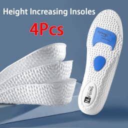 New Height Increase Insoles Men's and Women's Sports Shock Absorbing Insole Breathable Comfort Shoe Pads 2Pcs/4Pcs