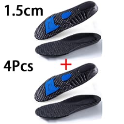 New Height Increase Insoles Men's and Women's Sports Shock Absorbing Insole Breathable Comfort Shoe Pads 2Pcs/4Pcs
