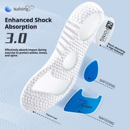 New Height Increase Insoles Men's and Women's Sports Shock Absorbing Insole Breathable Comfort Shoe Pads 2Pcs/4Pcs