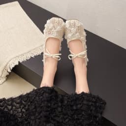2026 Spring Lace Flower Women Shoes Fashion Slip On Comfort Street Style Soft Sole Female Dress Flats Shoes