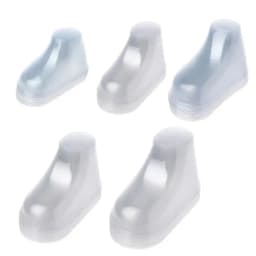 10-50 Pcs 8cm 9cm 10cm 12cm Baby Shoe Shaping Molds PVC Transparent Plastic Shoe Trees Reusable & Non-Deforming