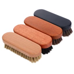 1PC Handle Dashboard Details Polishing And Cleaning Brush Horse Hair Wood Brush Leather Shoe Care And Cleaning Shoe Brush