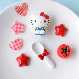 Sweet & Cool Hello Kitty Set DIY Shoe Charms Tomato Red Garden Accessories Buckle Fit Clogs Sandals Decorate Party Gifts