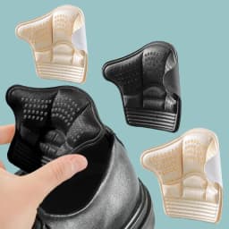 2Pcs Soft Heel Insoles Pads Pain Relief Cushions Size-Adjustable Anti-Wear Inserts for Sneakers Loafers and High Heels