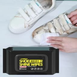 12/30/80PCS Sneakers Cleaner Shoes Cleaner Portable Disposable Powerful Cleaning Wipes Shoe Wipes Cloth Work on White Shoes