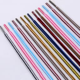 2 Pair Round Boot Laces Heavy Duty Durable Shoe Laces for Hiking Work Boots Outdoor Sports Shoelaces Sneaker Striped Shoelace