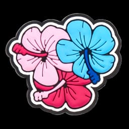 1/30PCS Hawaiian Casual Shoes Charms Decoration,Summer Style Accessories Pins For Shoes,Rainbow Sandals Clogs Buckles