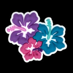 1/30PCS Hawaiian Casual Shoes Charms Decoration,Summer Style Accessories Pins For Shoes,Rainbow Sandals Clogs Buckles