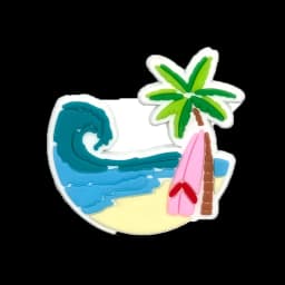 1/30PCS Hawaiian Casual Shoes Charms Decoration,Summer Style Accessories Pins For Shoes,Rainbow Sandals Clogs Buckles