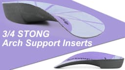 Rooruns Orthopedic Insoles Fasciitis Plantar Arch Support,Heel Spur Pain Relief Insoles for Walking Running Sports