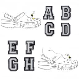 1 Piece Shoe Charms Accessories Pvc Shoe Decorations Letter 26 Options To Choose From Alphabet Ornament Pins Party Gift