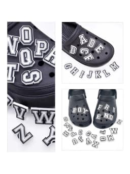 1 Piece Shoe Charms Accessories Pvc Shoe Decorations Letter 26 Options To Choose From Alphabet Ornament Pins Party Gift