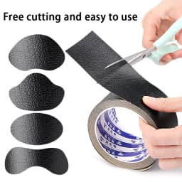 1 Roll Leather Patche Sneaker Heel Protectors Leather Insole Patches Self-Adhesive Patches Heel Repair Foot Care Products