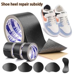 1 Roll Leather Patche Sneaker Heel Protectors Leather Insole Patches Self-Adhesive Patches Heel Repair Foot Care Products