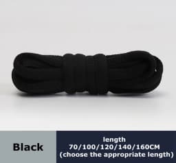 Men's And Women's Sports Shoelaces Color Flat Semicircular Shoelace Suitable For All Shoes Round Laces 23 Colors 1 Pair
