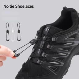 Quicklace Kit / Footwear Lace Replacement Accessory / No tie Shoelaces Round Tennis Shoe laces Quality Running Sneaker Shoelaces