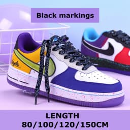 Flat Shoelaces Rainbow Color Shoe Laces Casual Canvas Shoes Colorful Shoelace Print Gradient Suitable for All Unisex New 1Pair